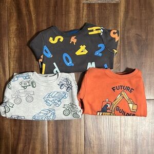 Toddler boy graphic sweater bundle